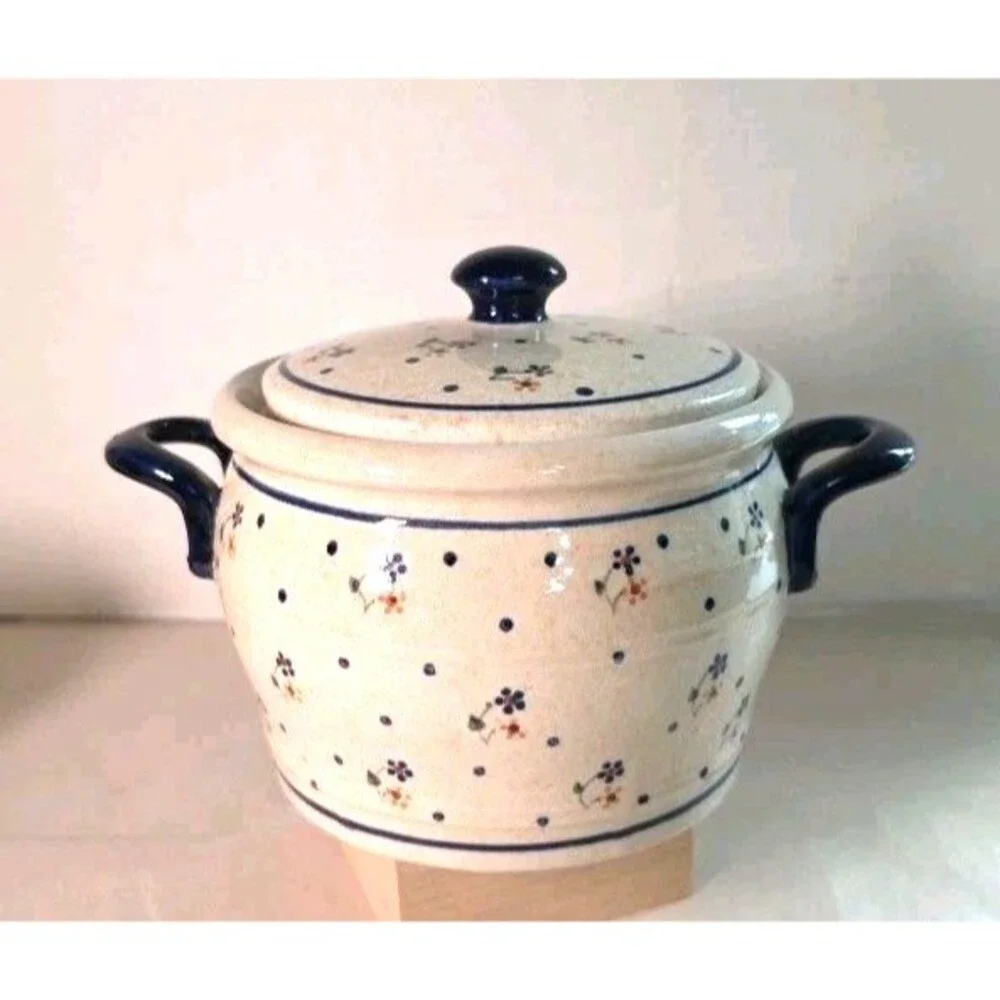 Vintage Authentic Polish Pottery Stoneware 